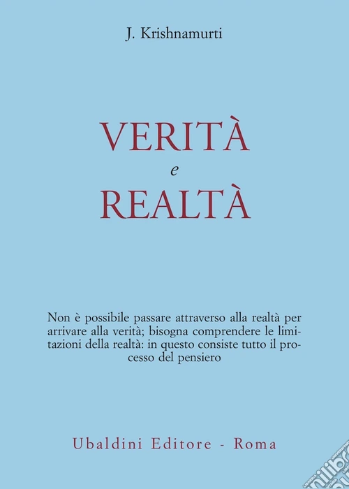 Verità e realtà