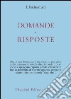 Domande e risposte libro