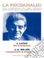 La psicoanalisi. vol. 30-31. Convegno Jacques Lacan (1901-2001) libro