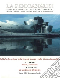 La psicoanalisi. Vol. 41 libro