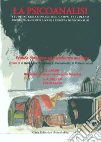 La psicoanalisi. Vol. 49: Pratica filosofica libro