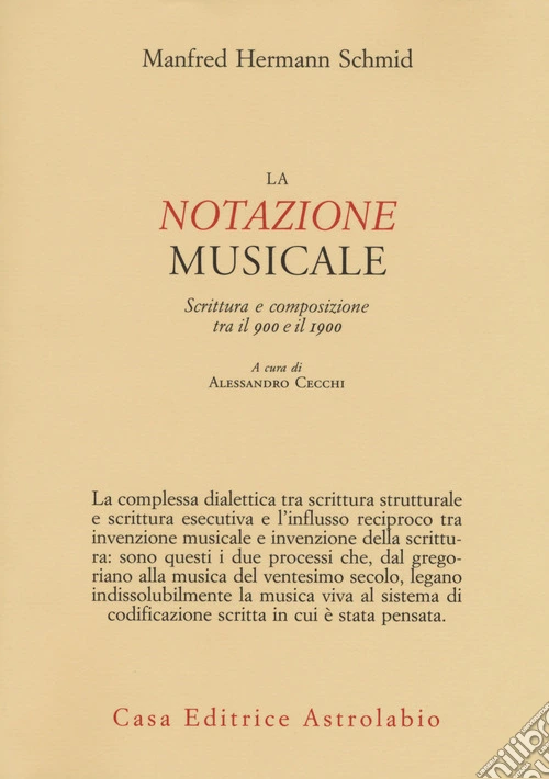 La notazione musicale. Scrittura e composizione tra il 900 e il 1900