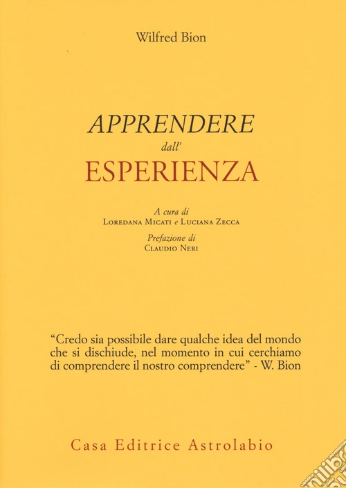 Apprendere dall'esperienza