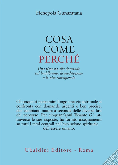 Cosa, come, perché. Una risposta alle domande sul buddhismo la meditazione e la vita consapevole