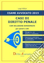 Esame avvocato 2019. Casi di diritto penale. Con soluzioni dimostrate per pareri e atti libro