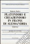 Platonismo e creazionismo in Filone di Alessandria libro