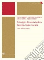 Principio di sussidiarietà. Europa, Stato sociale libro