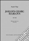 Johann Georg Hamann vol. 6-7: Officium tenebrarum 1785-1788 libro