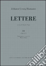 Lettere. Vol. 3: (1770-1777)