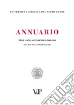 Annuario per l'anno accademico 2009-2010 libro