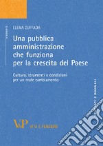 Una pubblica amministrazione che funziona per la crescita del paese. Cultura, strumenti e condizioni per un reale cambiamento libro