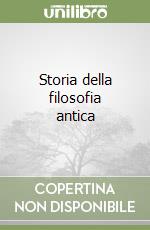 Storia della filosofia antica libro