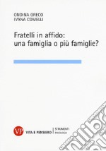 Fratelli in affido: una famiglia o più famiglie? libro