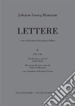 Lettere. Vol. 5: (1783-1785)