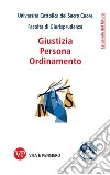 Giustizia, persona, ordinamento libro