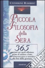 Piccola filosofia della sera libro