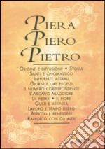 Piera-Piero-Pietro libro