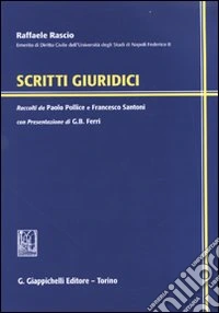Scritti giuridici libro