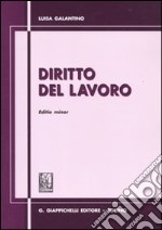 Diritto del lavoro. Editio minor libro