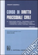 Corso di diritto processuale civile. Ediz. minore (3) libro