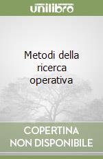 Metodi della ricerca operativa