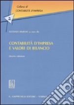 Contabilità d'impresa e valori di bilancio libro