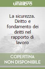 La sicurezza. Diritto e fondamento dei diritti nel rapporto di lavoro libro