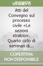 Atti del Convegno sul processo civile «Le sezioni stralcio». Quarto ciclo di seminari di studi libro