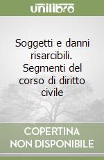 Soggetti e danni risarcibili. Segmenti del corso di diritto civile libro