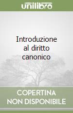 Introduzione al diritto canonico libro