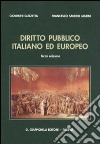Diritto pubblico italiano ed europeo libro di Guzzetta Giovanni Marini Francesco Saverio