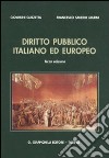 Diritto pubblico italiano ed europeo libro