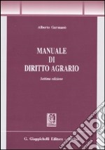 Manuale di diritto agrario libro