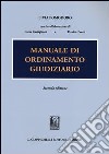 Manuale di ordinamento giudiziario libro