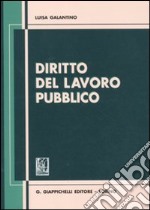 Diritto del lavoro pubblico libro