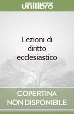 Lezioni di diritto ecclesiastico