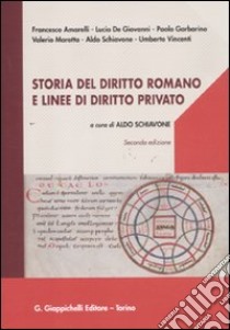 Storia giuridica di Roma - SCHIAVONE A.