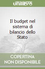 Il budget nel sistema di bilancio dello Stato libro