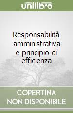 Responsabilità amministrativa e principio di efficienza