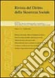 RDSS. Rivista del diritto della sicurezza sociale (2002). Vol. 2