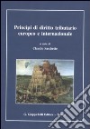 Principi di diritto tributario europeo e internazionale libro