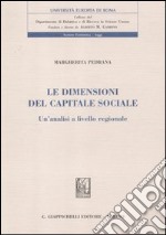 Le dimensioni del capitale sociale. Un'analisi a livello regionale