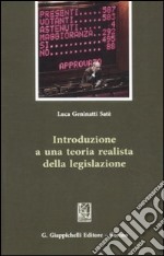 Introduzione a una teoria realista della legislazione libro