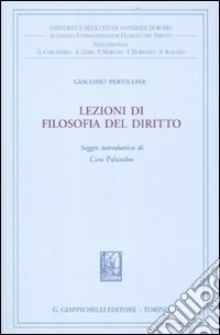 Lezioni di filosofia del diritto libro