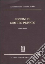 Lezioni di diritto privato libro