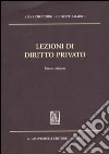 Lezioni di diritto privato libro