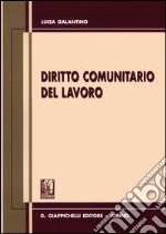 Diritto comunitario del lavoro libro