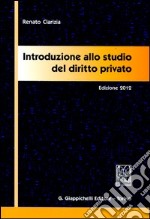 Introduzione allo studio del diritto privato libro