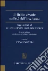 Il diritto vivente nell'età dell'incertezza. Saggi sull'art. 28 ed il procedimento disciplinare riformato libro di Pagliantini S. (cur.)