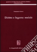 Diritto e legame sociale libro